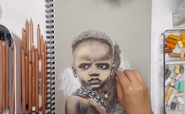 Pastel portraits
