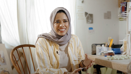 Guggenheim Abu Dhabi: In the Studio with Afra Al Dhaheri