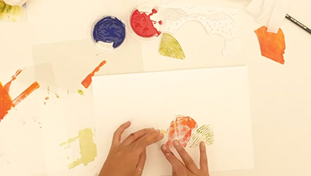 Multi-coloured Landscapes with Jigsaw Printmaking