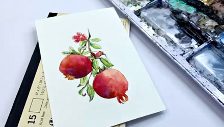 Watercolour Postcards