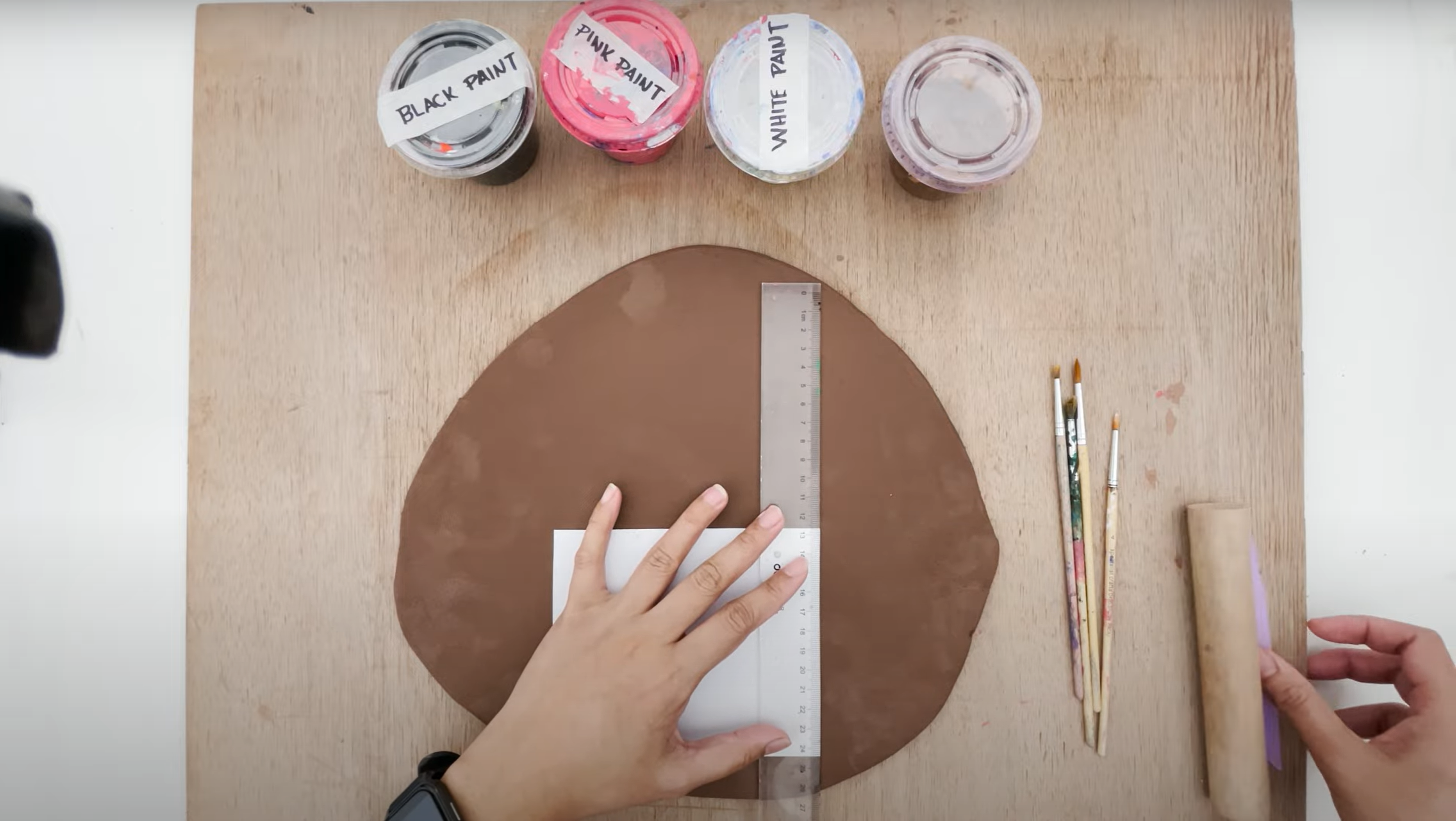 Clay Painting inspired by Yulia Lisilzon