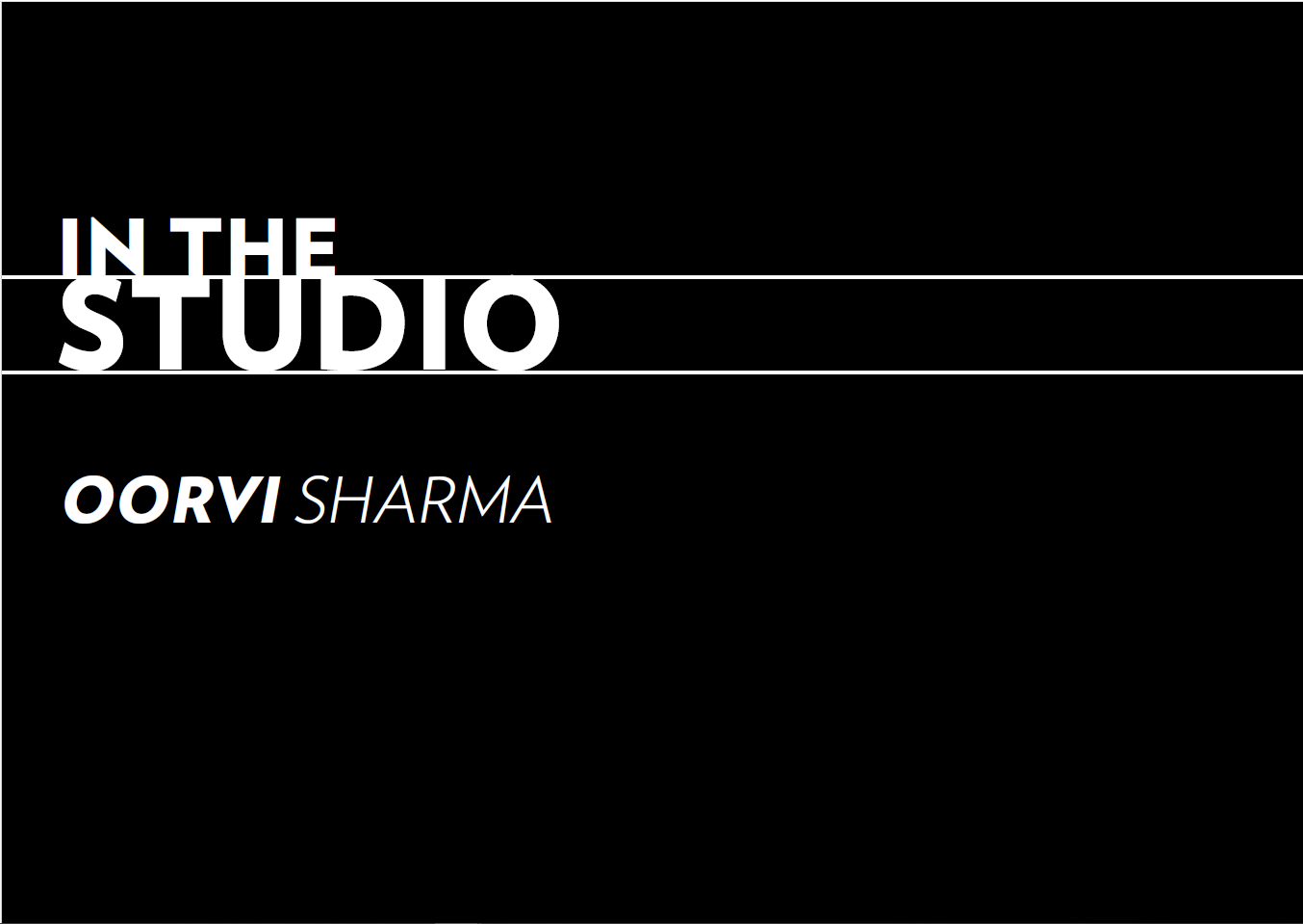 Guggenheim Abu Dhabi: In the Studio with Oorvi Sharma